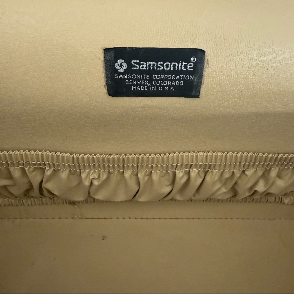 Samsonite Vintage Profile II Train Case Gray Luggage - Picture 6 of 9